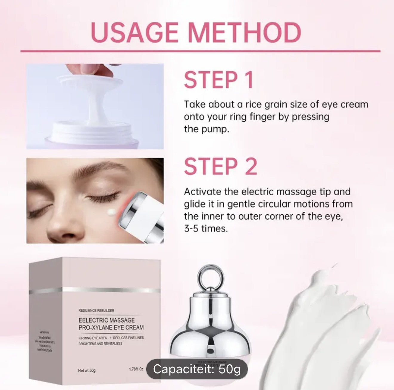 Eye cream - liftende oog creme - koreaanse skincare - koreaanse huidverzorging- anti- aging