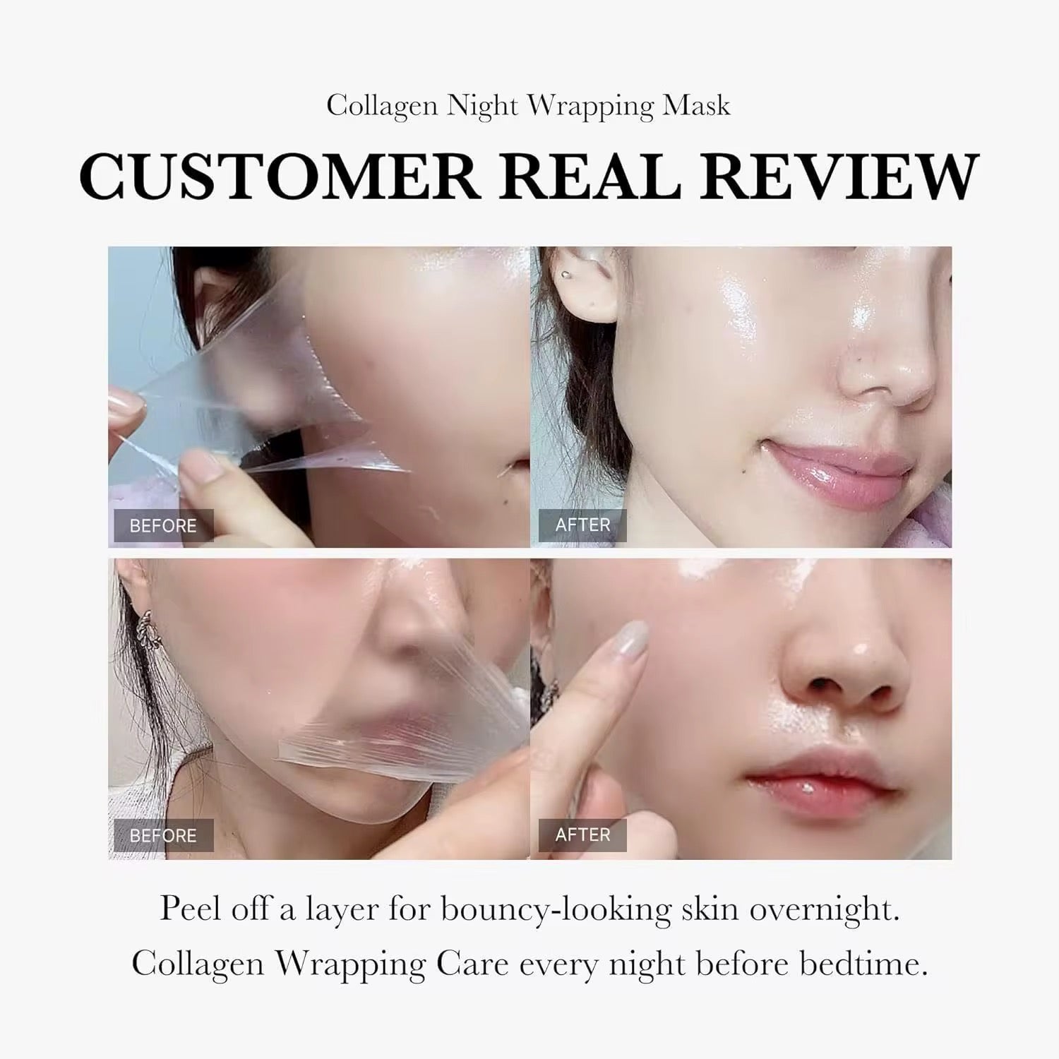 Collagen night mask- Anti-aging- Nachtmasker - Collageen masker - Night mask - glow