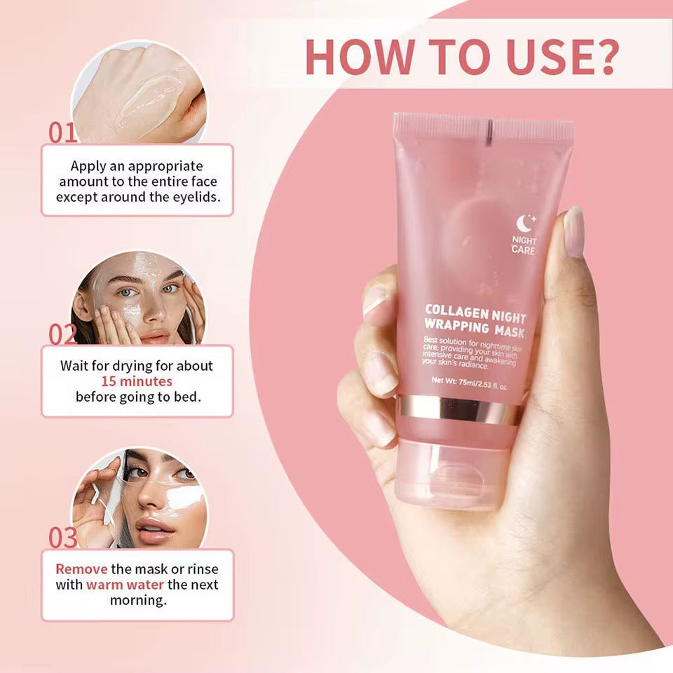 Collagen night mask- Anti-aging- Nachtmasker - Collageen masker