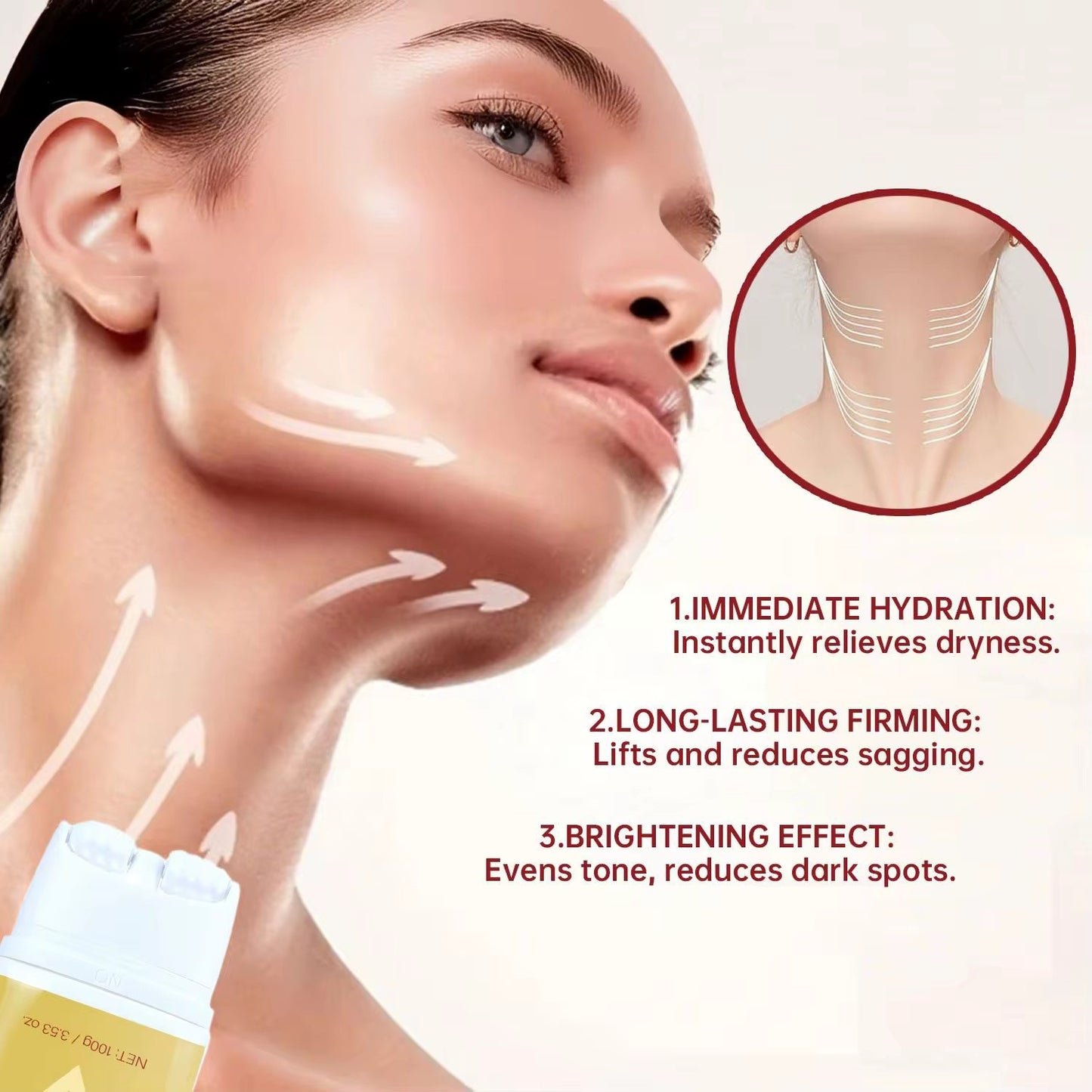 Firming neck cream - liftende nek creme - koreaanse skincare - koreaanse huidverzorging- anti- aging