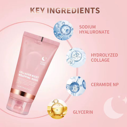 Collagen night mask- Anti-aging- Nachtmasker - Collageen masker - Night mask