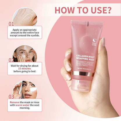 Collagen night mask- Anti-aging- Nachtmasker - Collageen masker